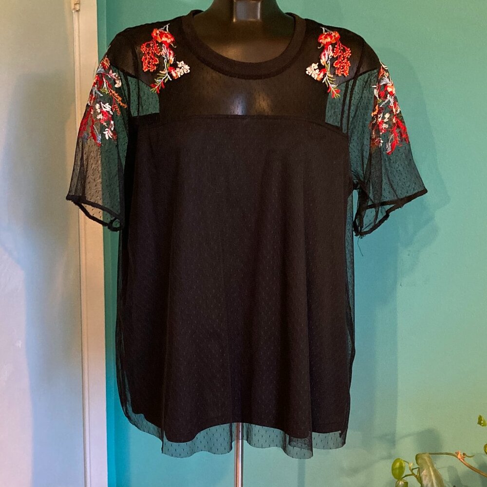 Torrid Mesh Top (altered)